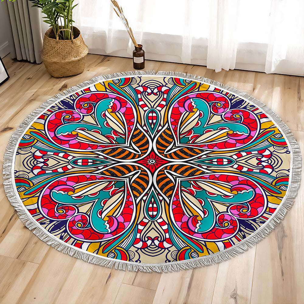 Hearts Circle Tapestry