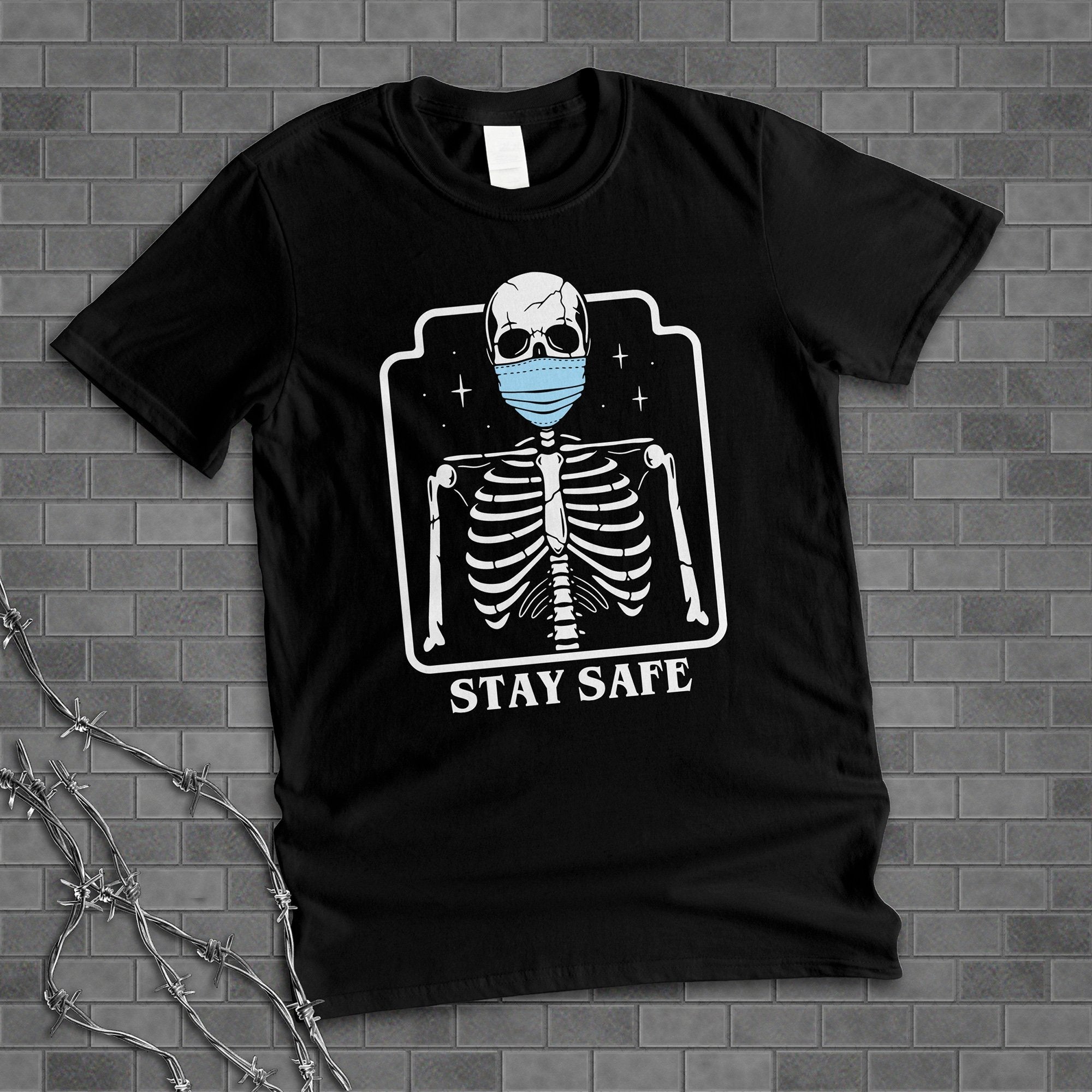 Stay Safe Skeleton Shirt VIP – Velmora Company