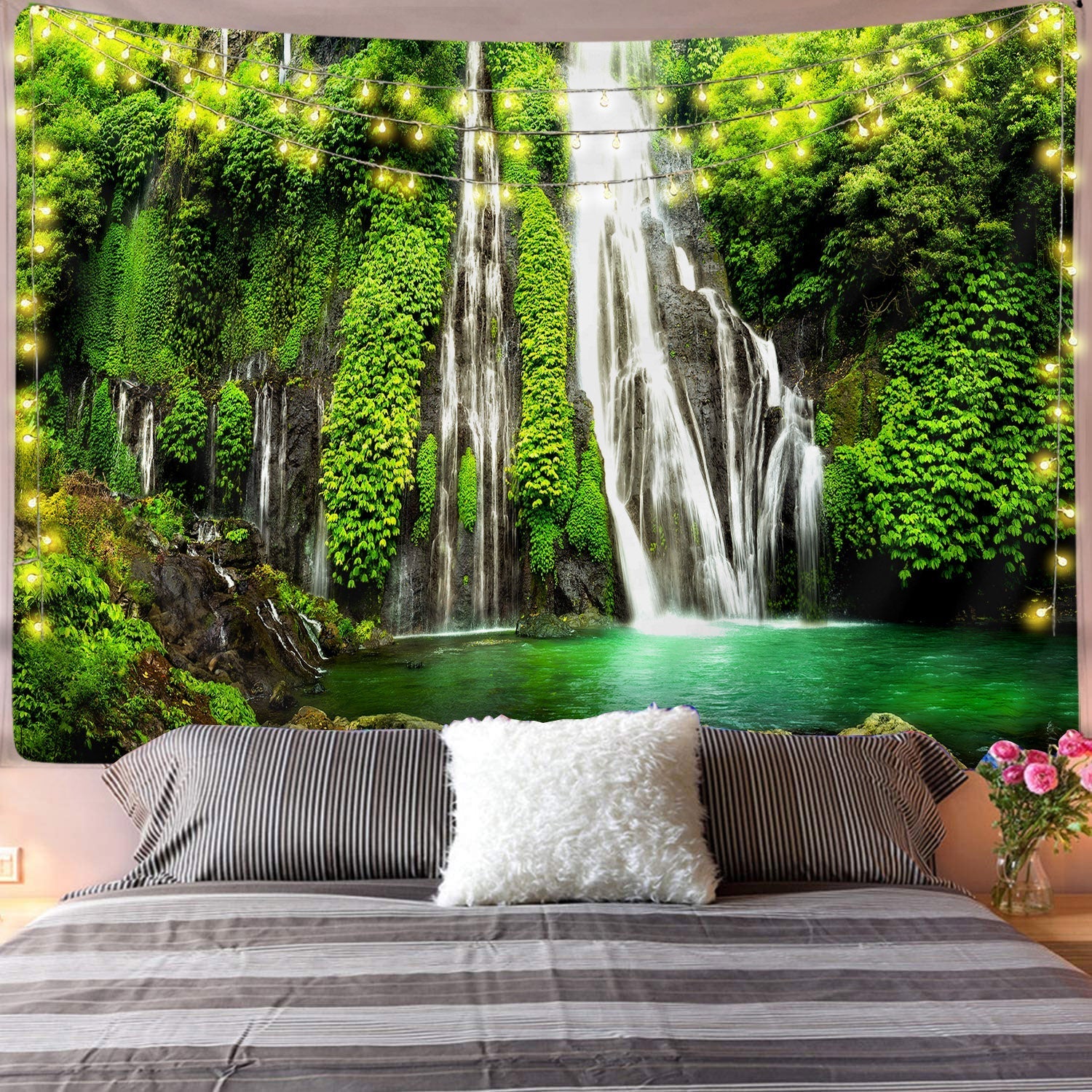 Hawaii Waterfall Tapestry
