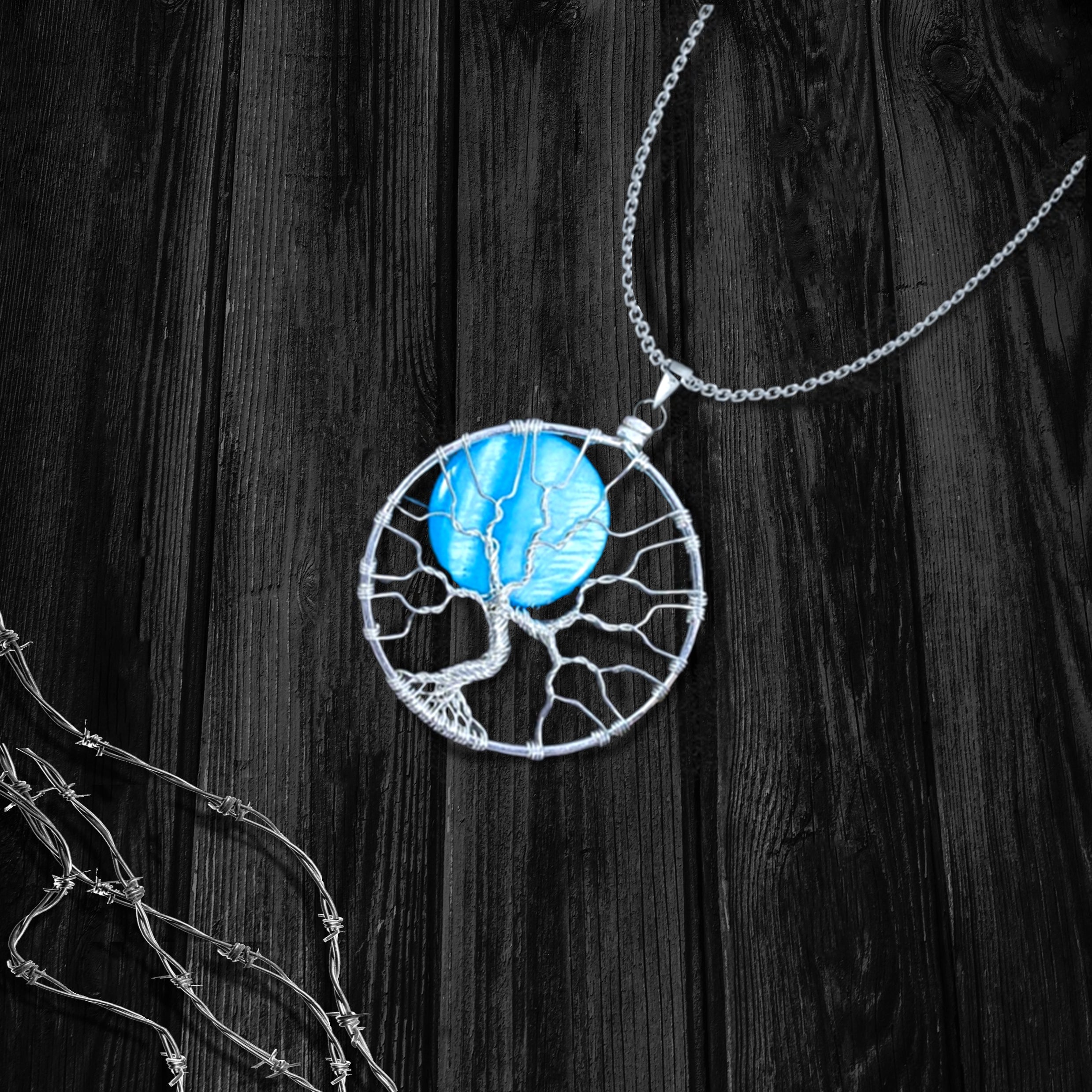 Rising Moon Tree Of Life Necklace